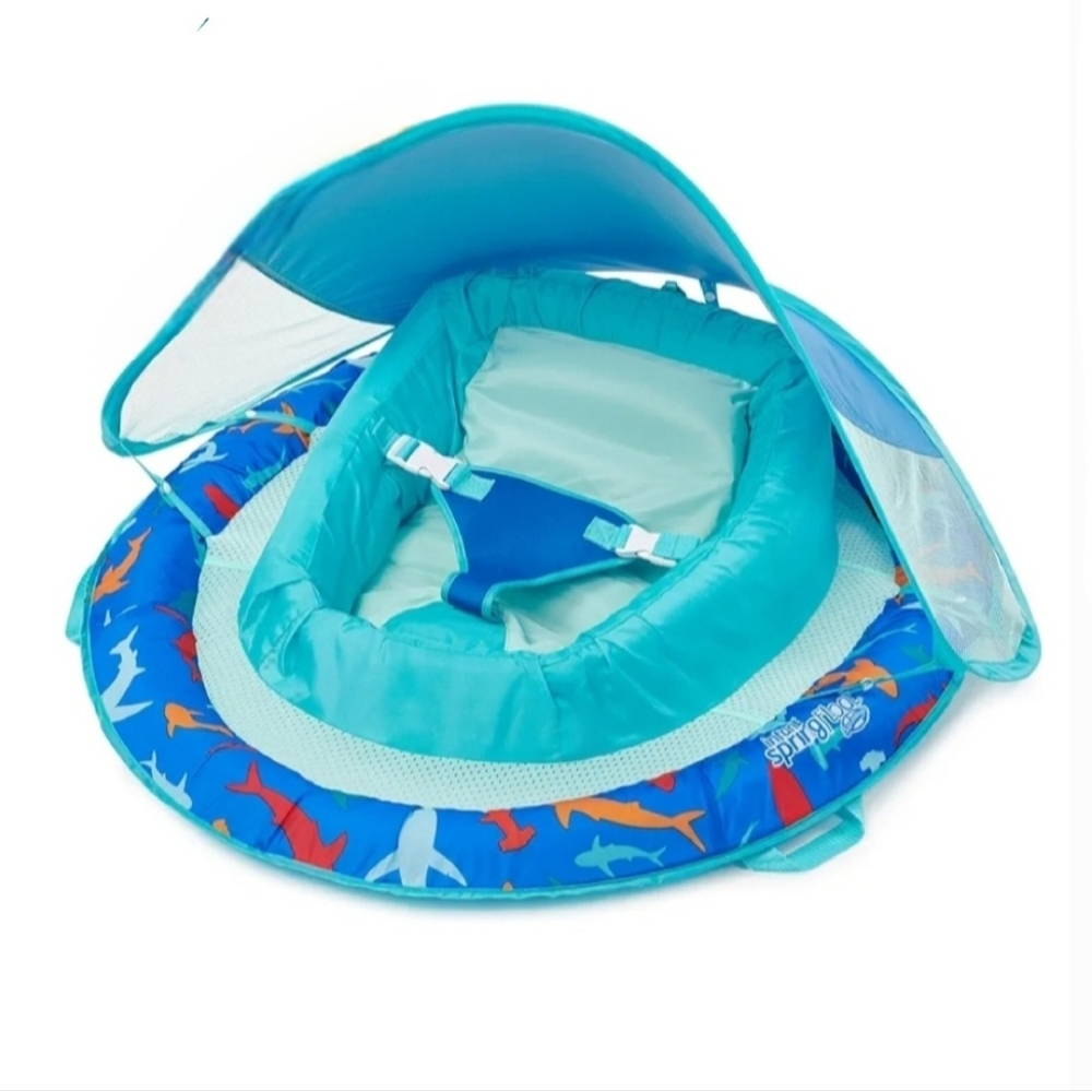 NEW Swimways Infant/Baby Spring Pool Float with Canopy & UPF Protection; 3-9 mos - Picture 5 of 17